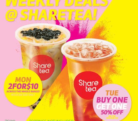 Share tea offer